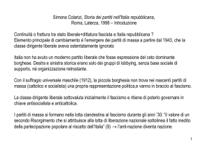 Simona Colarizi, Storia dei partiti nell`Italia repubblicana, Roma