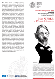 Max WEBER - Società Italiana di Scienza Politica