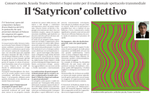 Il `Satyricon` collettivo