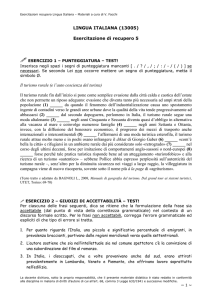 LINGUA ITALIANA (13005) - Università degli studi di Bergamo