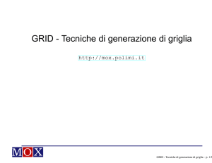 GRID - Tecniche di generazione di griglia