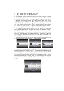 1 LA LEGGE DI FARADAY