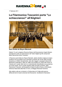 La Filarmonica Toscanini porta "Lo schiaccianoci