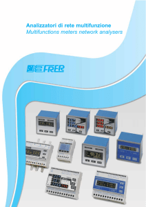 Analizzatori di rete multifunzione Multifunctions meters network