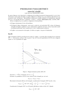Problemi parametrici sui triangoli - Digilander
