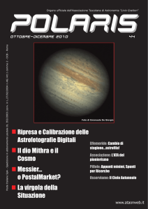 Polaris 44 - autunno 2010 - Associazione Tuscolana di Astronomia