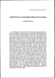 Luigi Torchi e la musicologia italiana del suo tempo