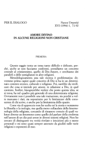 AMORE DIVINO IN ALCUNE RELIGIONI NON CRISTIANE