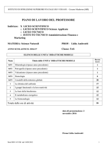 5AS Scienze Andreotti