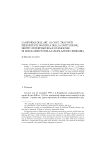 LA RIFORMA DELL`ART. 111 COST.: TRA FONTI PREESISTENTI