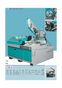 BS 350/60 AFI-E - Cutmaster Machines Ltd