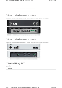 Digital model railway control system Digital model railway