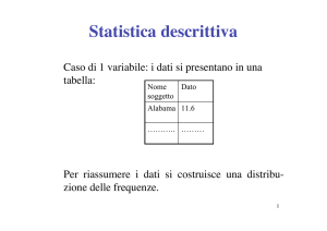 Statistica 2