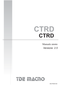 CTRD utente V_2.5