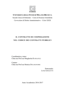 contratto di cooperazione - BOA Bicocca Open Archive