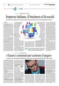 Imprese italiane, il business si fa social