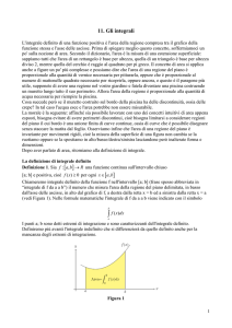 11. Gli integrali - Progetto e