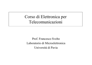 Corso di Elettronica per Telecomunicazioni