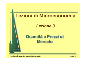 Lezioni di Microeconomia