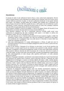 Oscillazioni e onde - Piano Lauree Scientifiche