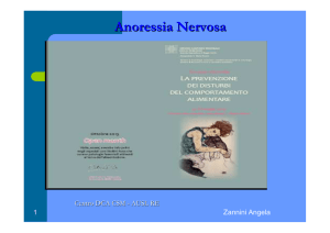 Che cosa è l`anoressia nervosa