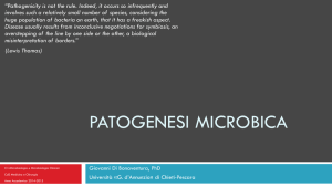 patogenesi microbica