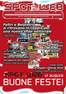 Spot and Web n.205 del 23.12.2010