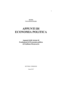 appunti di economia politica