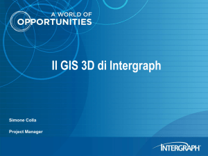 Il GIS 3D di Intergraph