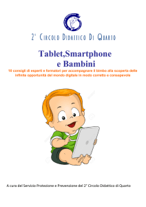 Tablet Smarthphone e Bambini