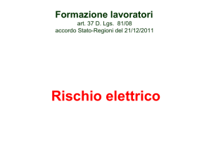 I rischi elettrici - Liceo Scientifico "LB Alberti"
