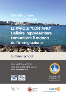 Summer School 2014 - Università Cattolica del Sacro Cuore