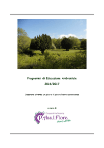 progetti scuole 2016-17_Passiflora Ambiente