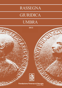 Rassegna Giuridica Umbra - 2013/1