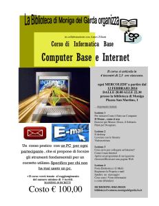 Computer Base e Internet - Comune di Moniga del Garda