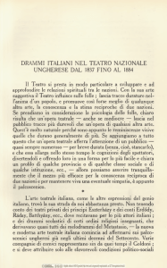 Drammi italiani nel Teatro Nazionale Ungherese dal 1837 fino