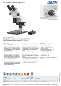 Microscopio coassiale KERN OZC-5 La soluzione coassiale per
