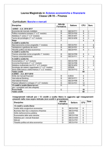 Università degli Studi di Ancona - Facoltà di Economia "Giorgio Fuà"