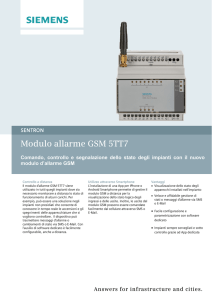 Modulo allarme GSM 5TT7