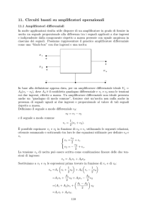 11. Circuiti basati su amplificatori operazionali