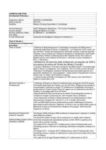 -Abilitazione all`esercizio della professione conseguita nel 2006 e