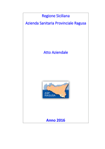 Regione Siciliana Azienda Sanitaria Provinciale Ragusa Atto