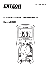 Multimetro con Termometro IR