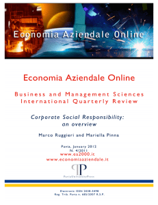 Economia Aziendale Online Refereed Papers www
