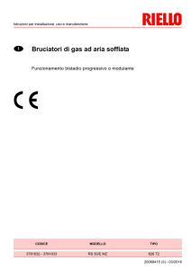 Bruciatori di gas ad aria soffiata