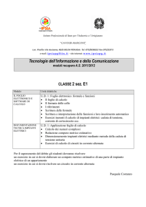 Tecnologie dell`Informazione e della Comunicazione CLASSE 2 sez