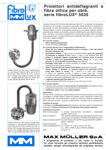 Proiettori antideflagranti a fibra ottica per oblò, serie fibroLUX® 5035