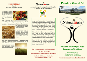 Brochure "Associazione NaturalMente"