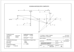 SCHEMA MICROSCOPIO COMPOSTO