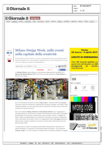 Milano Design Week, mille eventi nella capitale della creatività f h g